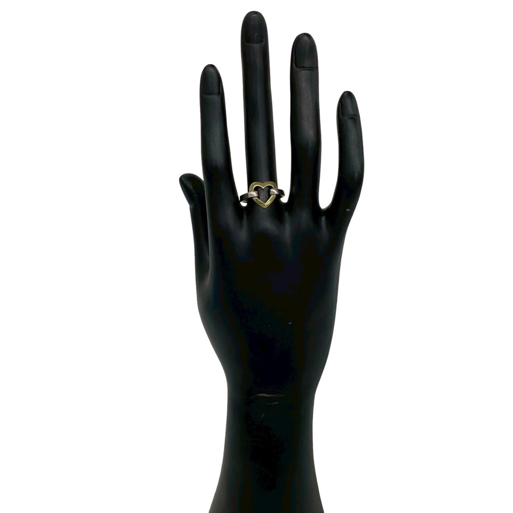 TIFFANY 18k Gold Heart Ring - Picture 2 of 6